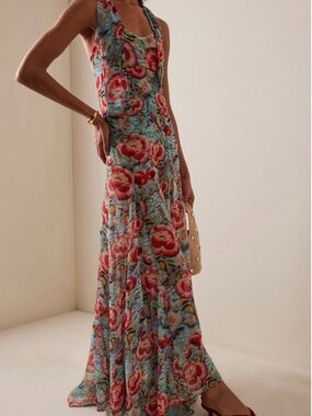 Siedres Raye Floral Maxi Dress
